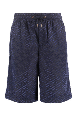 Techno fabric bermuda-shorts-0